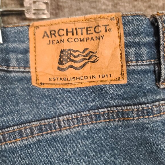 Architect Jean Company Men's Regular Fit Medium Wash Jeans Size 44x32 - Picture 8 of 16